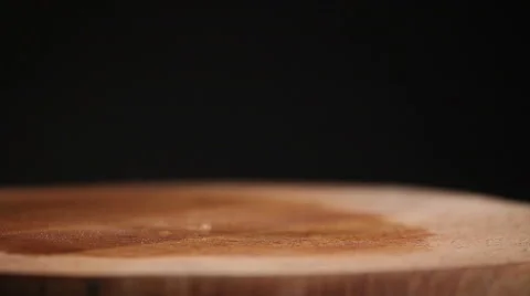 Raw onion cut in half Stock Footage 60804805