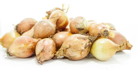 Raw Onion Stock Footage 40096790