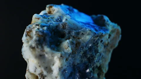 Raw Opal Gem (SiO2 x nH2O), hydrated silica mineral. Vibrant play of colors. Use Stock Footage 278200910