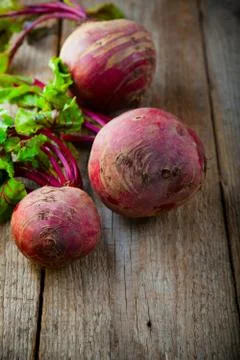 Raw Organic Beets Stock Photos