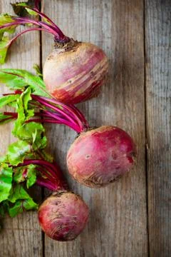 Raw Organic Beets Stock Photos