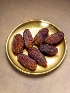 Raw Organic Medjool Dates (Kurma in Indonesia). It's also Ramadan "Iftar". .. Stock Photos