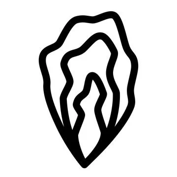 Raw oyster Stock Illustration