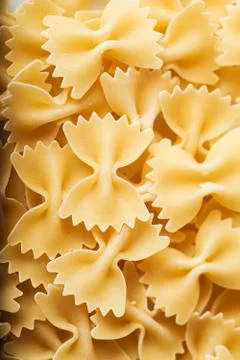 Raw pasta background Stock Photos