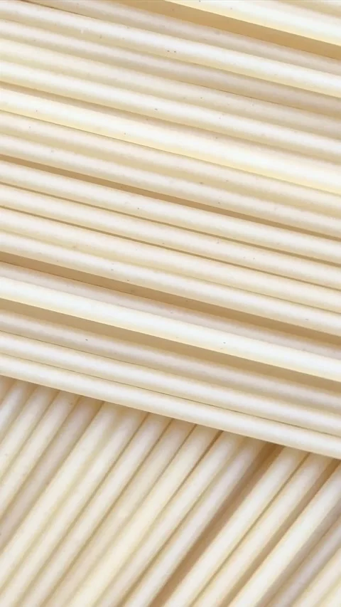 Raw pasta close-up in motion Stock Footage 304677188