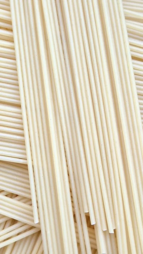 Raw pasta close-up in motion Stock Footage 304677190