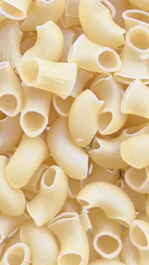 Raw pasta close-up in motion Stock Footage 304677645