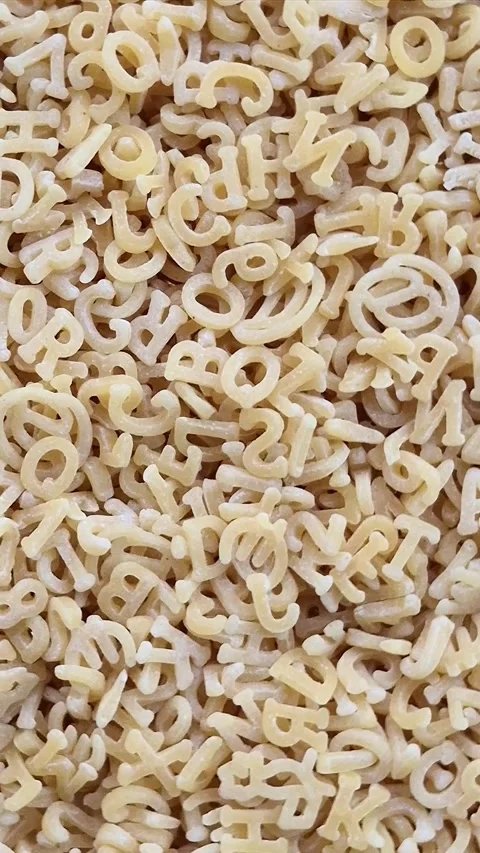 Raw pasta close-up in motion Stock Footage 304678058