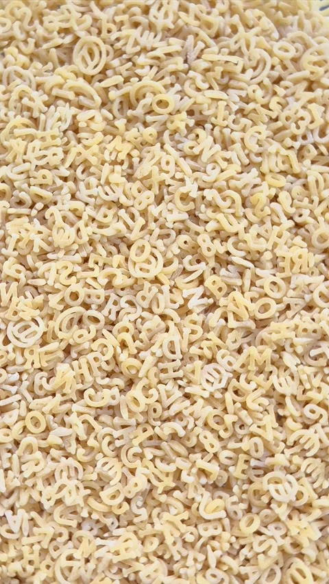 Raw pasta close-up in motion Stock Footage 304678059