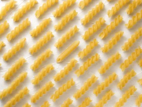 Raw pasta as different thinking concept Different thinking concept. Leader... Stock Photos