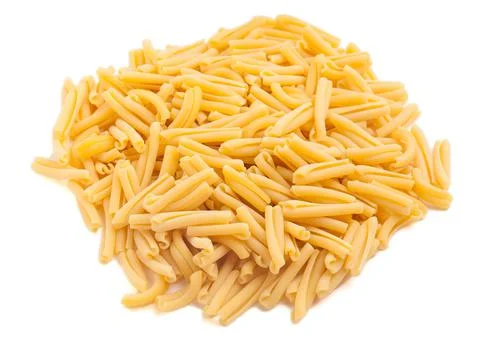 Raw Pasta Isolated on White. High quality photo. Stock Photos