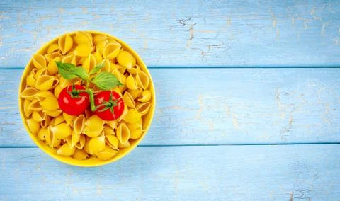 Raw pasta Stock Photos