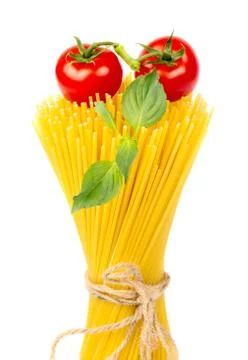 Raw pasta Stock Photos