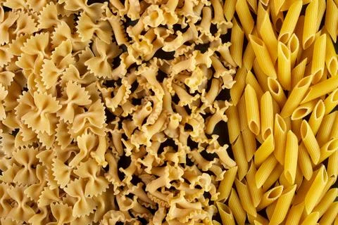 Raw Pasta Stock Photos