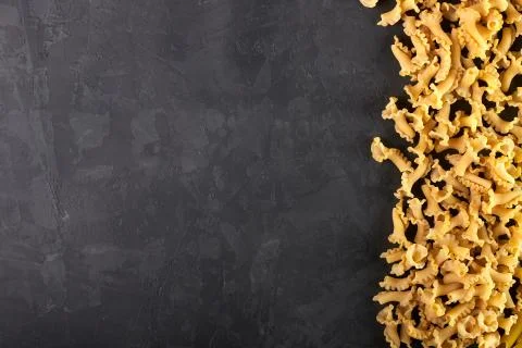 Raw Pasta Stock Photos