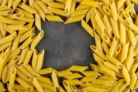 Raw Pasta Stock Photos