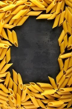 Raw Pasta Stock Photos