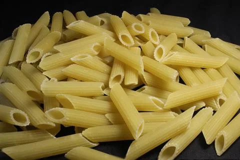 Raw pasta Stock Photos