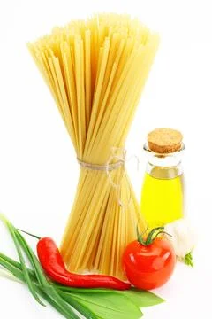 Raw pasta Foto stock