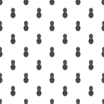 Raw peanut pattern seamless vector イラスト素材