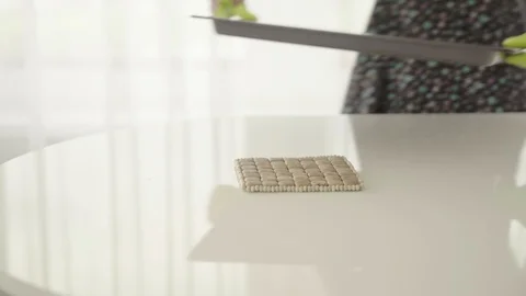 Raw peanuts on baking sheet Video stock 91786195