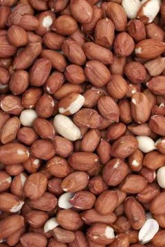 Raw peanuts Stock Photos