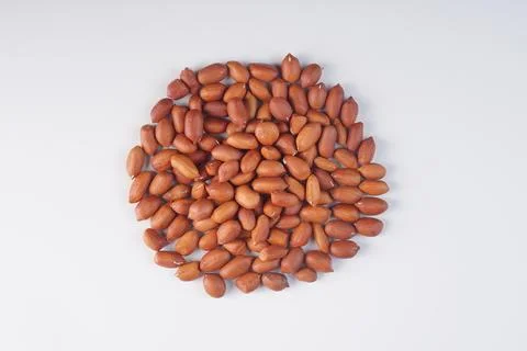 Raw peanuts Stock Photos