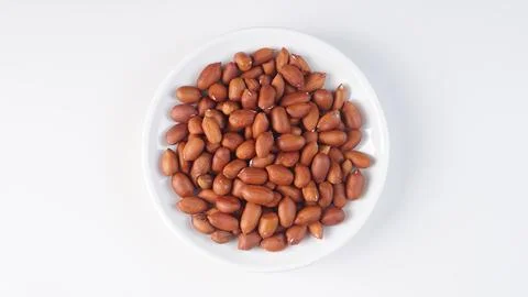 Raw peanuts Stock Photos