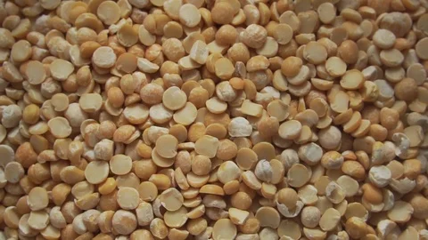 Raw peas close up in slow motion Stock Footage 126836217