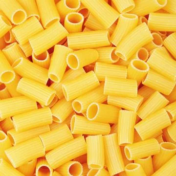 Raw Pipe Pasta Foto stock