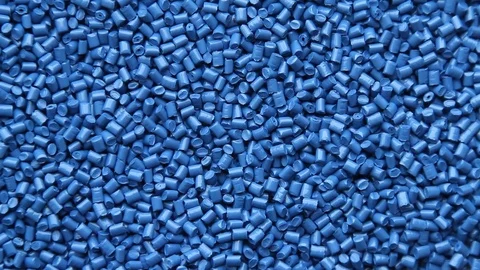 Raw plastic material Video stock 79671453