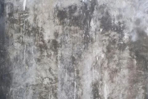 Raw polished concrete wall texture with mottled gray tones Stock Photos