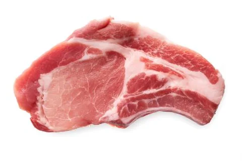 Raw pork cutlet Stock Photos