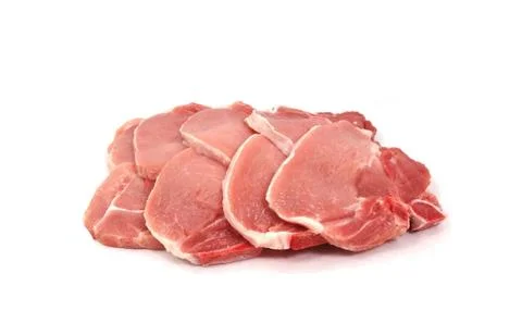 Raw pork meat. Stock Photos