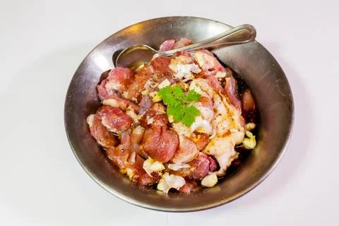 Raw pork Stock Photos