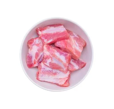 Raw pork rib Foto stock