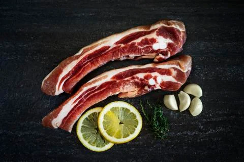 Raw Pork Ribs Stock Photos