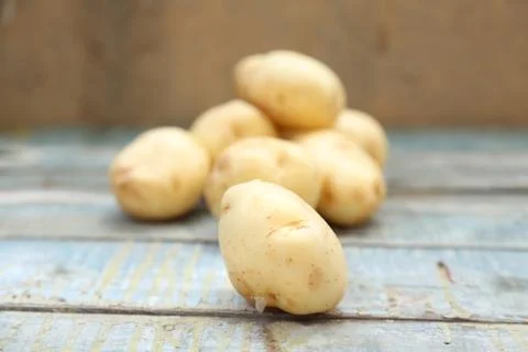 Raw potato Foto stock