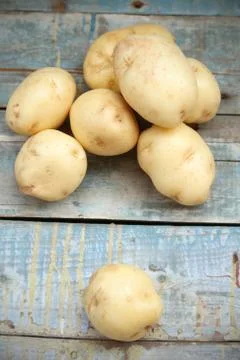 Raw potato Stock Photos