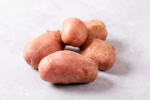 Raw potato Stock Photos