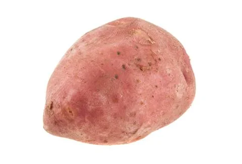 Raw potatoes isolated on white background Stock Photos