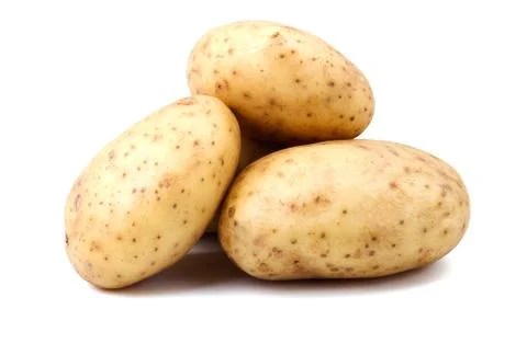 Raw potatoes Foto stock