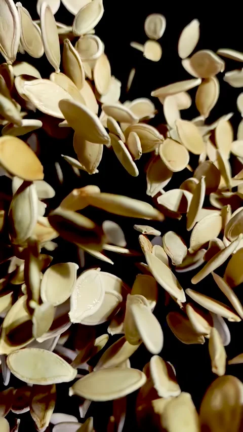 Raw pumpkin seeds Stock Footage 277636023