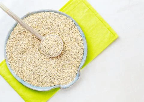 Raw quinoa Stock Photos