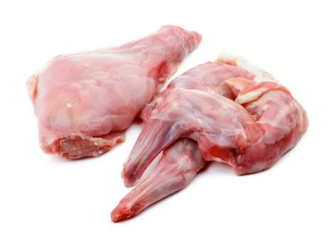 Raw Rabbit Meat Stock Photos