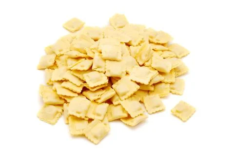 Raw ravioli Stock Photos