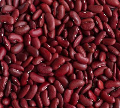 Raw red beans. Beans are a source of healthy plant protein Stock Photos