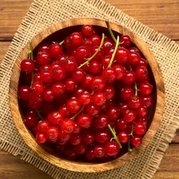 Raw Red Currants Stock Photos