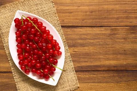 Raw Red Currants Stock Photos