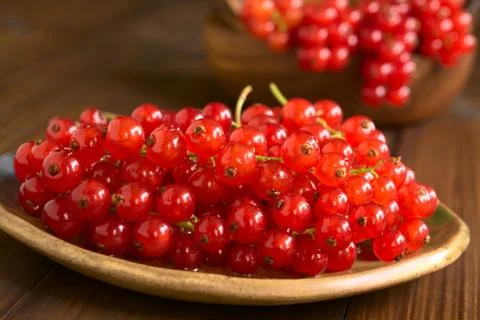 Raw Red Currants Stock Photos